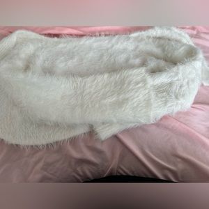 FUZZY CROPPED JACKET